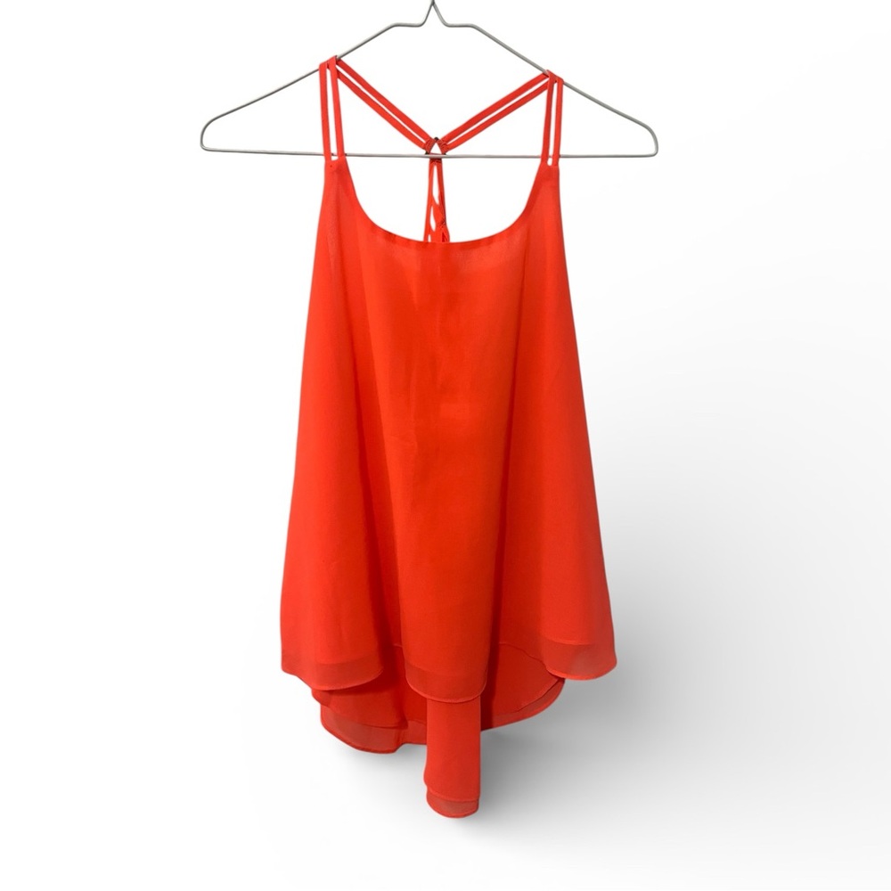 Mine Bright Orange Strappy Top